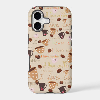 Iphone 5 Case "I love coffee"