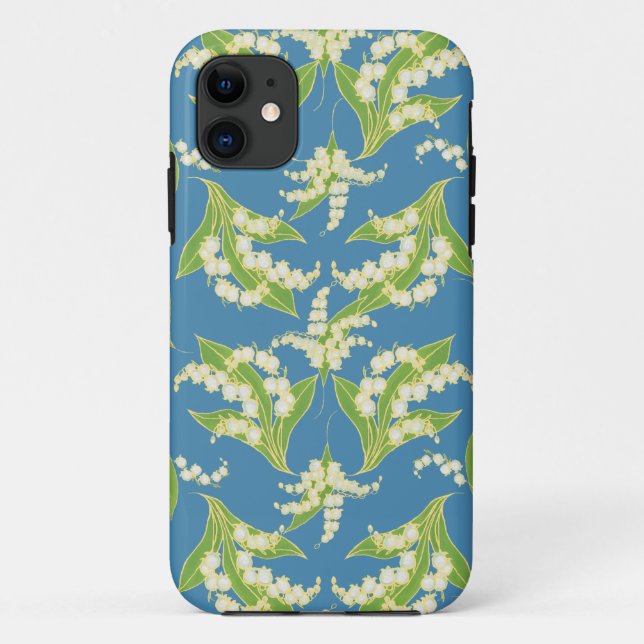 iPhone 5 Case-Mate case Lilies of the Valley Blue (Back)
