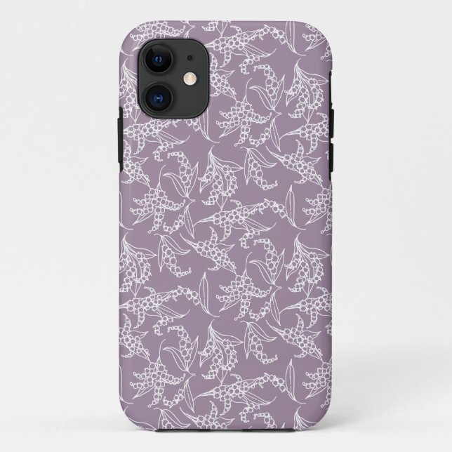 iPhone 5 Case-Mate Case Lilies-of-the-Valley Mauve (Back)