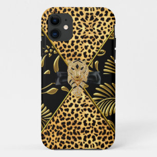 iPhone 5 Case-Mate Gold Black Leopard Case