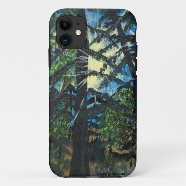 iPhone 5 case original art Oregon landscape (Back)
