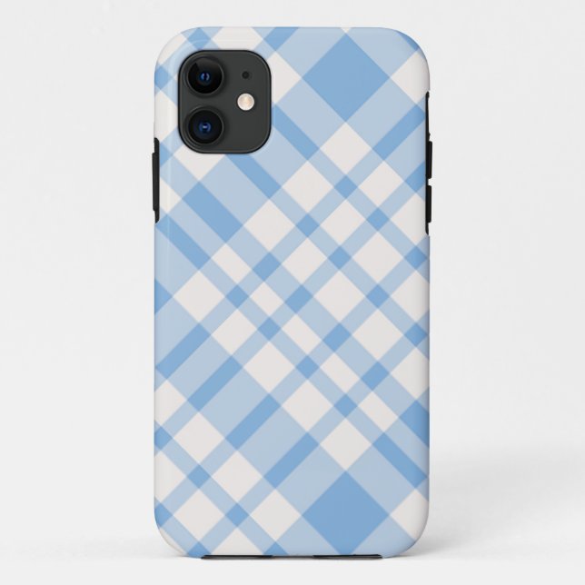 iPhone 5 Case - Solid Plaid - SeaSalt (Back)