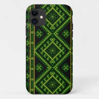 iPhone 5 Case Ukrainian Cross Stitch Print