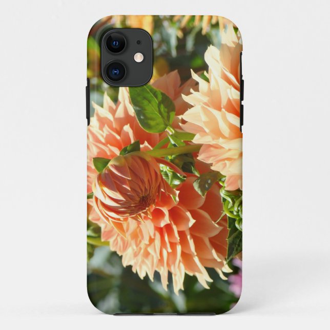 iPhone 5 cell phone cases Orange Dahlia Flowers (Back)