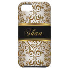 iPhone 5 Elegant Classy Gold Black Cream