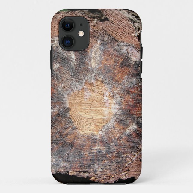 iPhone 5 Hülle braun-schwarzer Baumquerschnitt Case-Mate iPhone Case (Back)