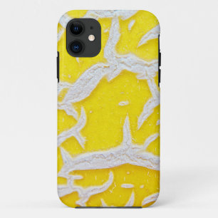 iPhone 5 Hülle gelb-weisses Melonenmuster iPhone 11 Case