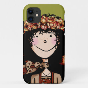 iPhone 5 ID Case, Autumn Girl 11 Case