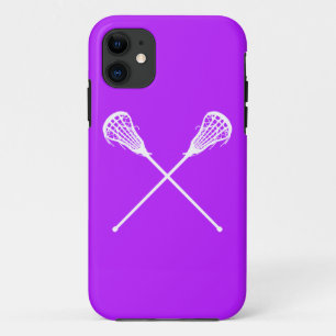 iPhone 5 Lacrosse Sticks Purple Case-Mate iPhone Case