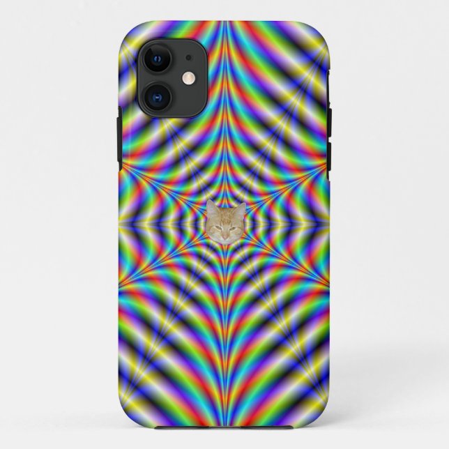 iPhone 5    Neon Web + or - Cat Case-Mate iPhone Case (Back)