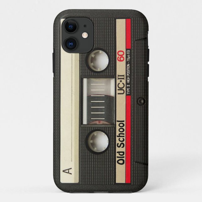 iPhone 5 Old School Cassette Tape Cover Retro (Back)