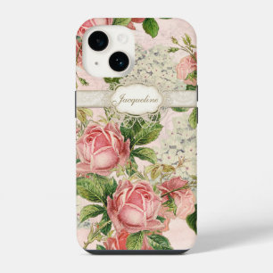 IPhone 5 - Vintage English Rose Lace n Hydrangea 14 Case
