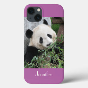 iPhone 6 Case Giant Panda Pale Purple Bkgnd