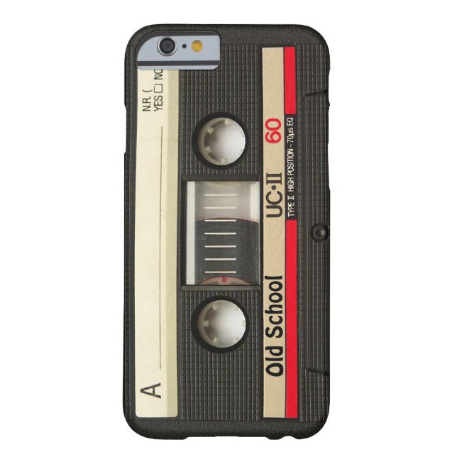 iPhone 6 case Old School Cassette Tape Cover Retro (Back)