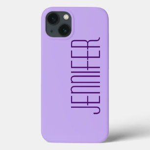 iPhone 6 Case, Purple, Personalised, Sturdy 13 Case