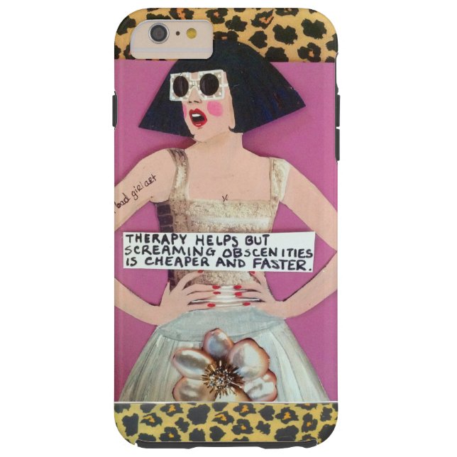 IPHONE 6 CASE-THERAPY HELPS BUT SCREAMING Case-Mate iPhone CASE (Back)