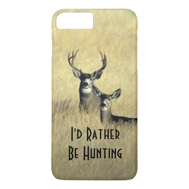 iPhone 7/6Plus Masculine White Tail Mule Deer Buck Case-Mate iPhone Case (Back)