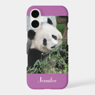 iPhone 7 Case Giant Panda, Purple, Orchid