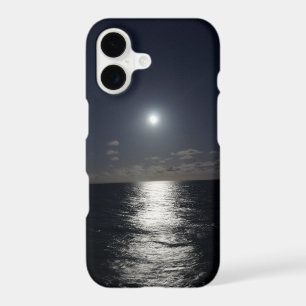 iPhone 7 Case Moon & Ocean Beach at Night