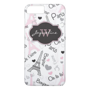 iPhone 7 Case   Paris   Eiffel Tower   Hearts