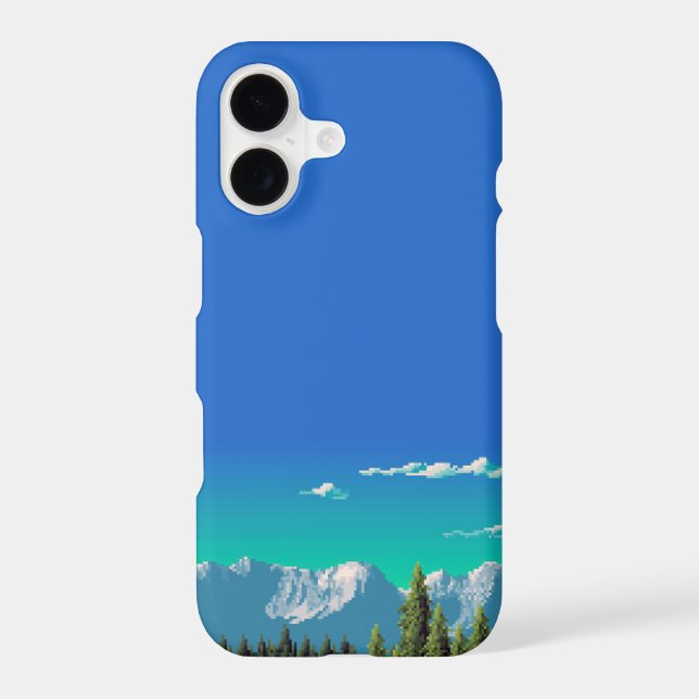iPhone 7 Case - Pixel Mountains (Back)