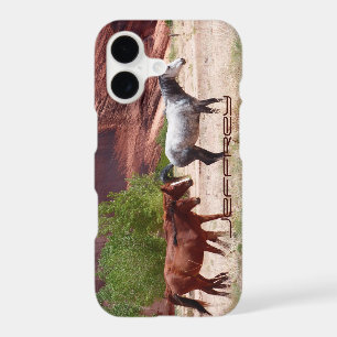 iPhone 7 Case Three Horses Roaming in Canyon