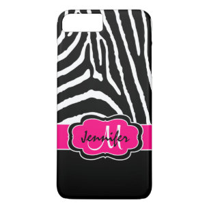 iPhone 7 Case Zebra Stripes Fuchsia