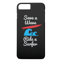 iPhone 7 Plus Cover Case - Rider a Surfer