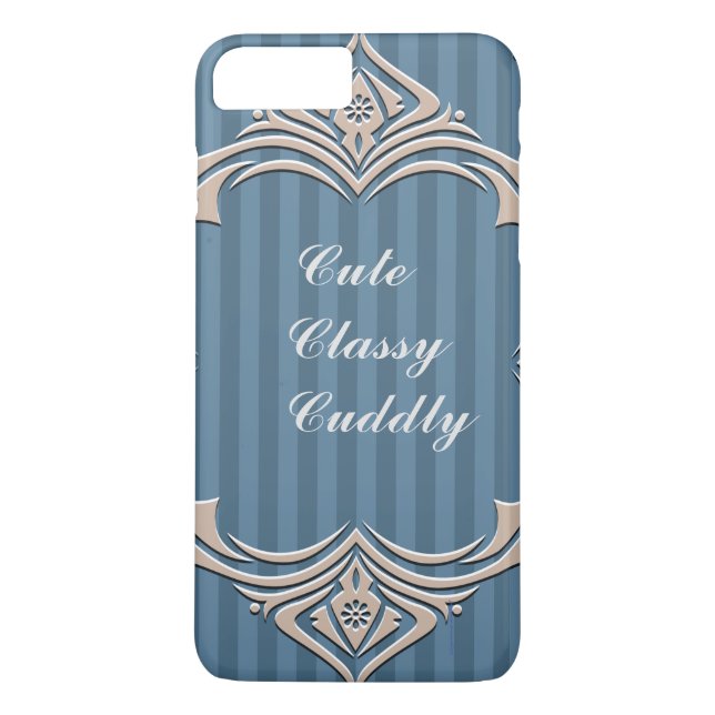iPhone 7 Plus Phone Case.. Cute Classy Cuddly Case-Mate iPhone Case (Back)