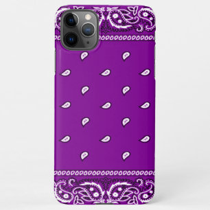 iPhone Bandanna Purple Phone Case