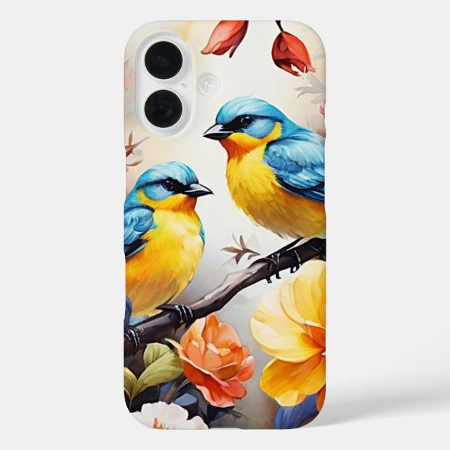 iPhone Case - Blue Birds (Back)