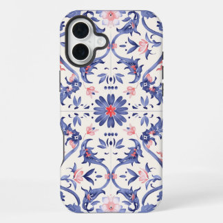  iPhone Case: blue@pink. 16 Plus Case