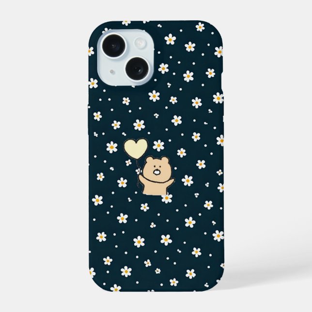 Iphone case cute bear (Back)