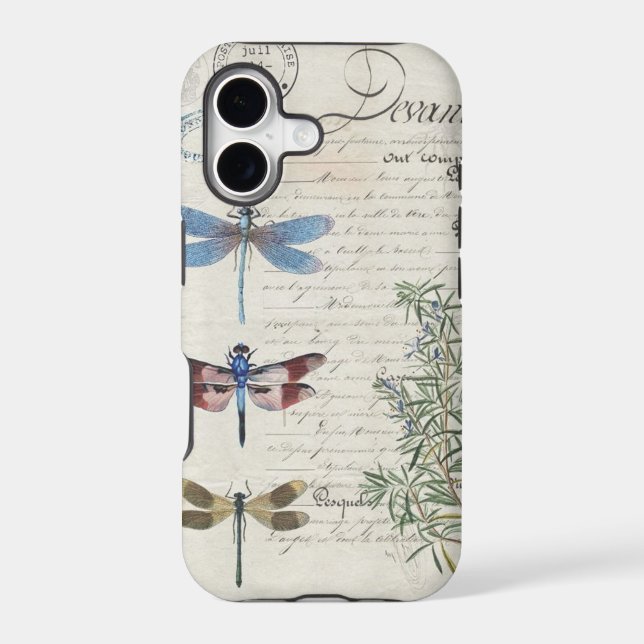 iPhone Case - Dragonfly Design (Back)
