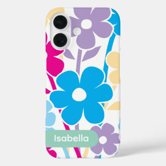 iPhone case floral colorful pattern aesthetic