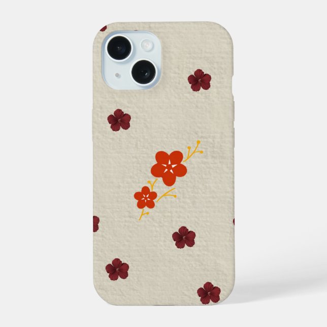 Iphone case flowers  (Back)