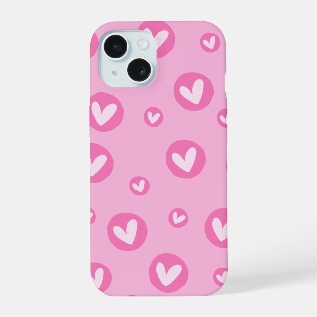 iPhone Case Heart Patterns (Back)