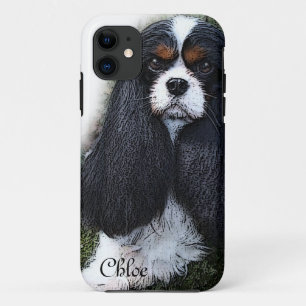 iPhone case, king charles cavalier spaniel, iPhone Case-Mate iPhone Case