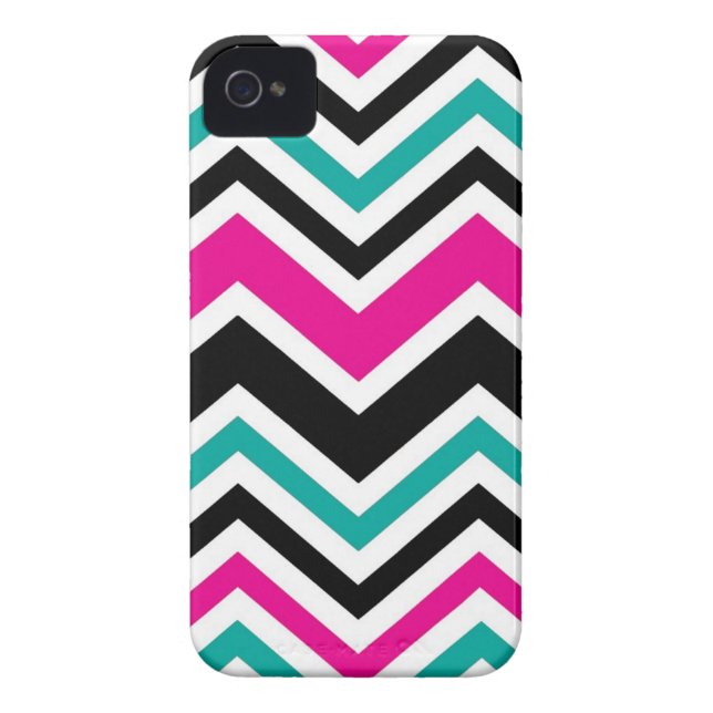 iPhone Case Retro Zig Zag Chevron Pattern (Back)