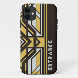 iPhone case SE/5/5s (Black)[Art Deco]