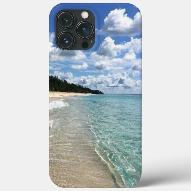 iPhone case sea beach and beautiful sky (Back)