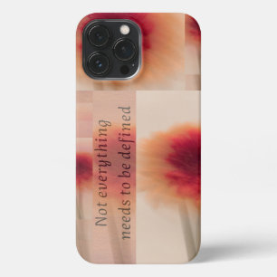 iPhone Case   Soft Floral Quote Aesthetic