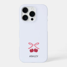 iPhone Case | Sweet Cherry Bow Cute Phone Cover