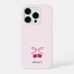 iPhone Case   Sweet Cherry Bow Cute Phone Cover