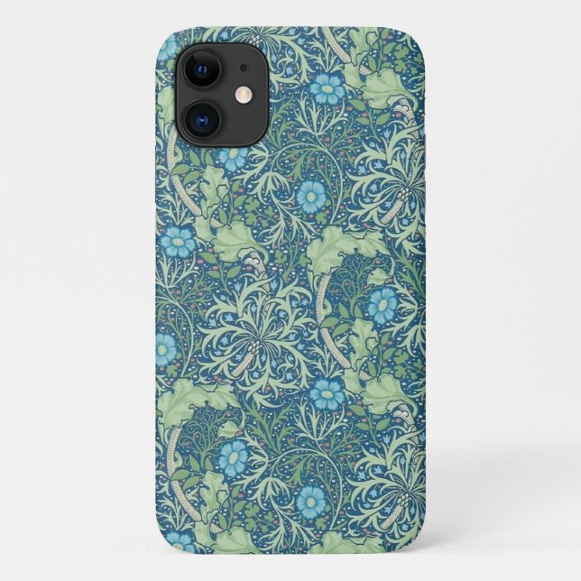 IPHONE CASE : WILLIAM MORRIS : SEAWEED (Back)