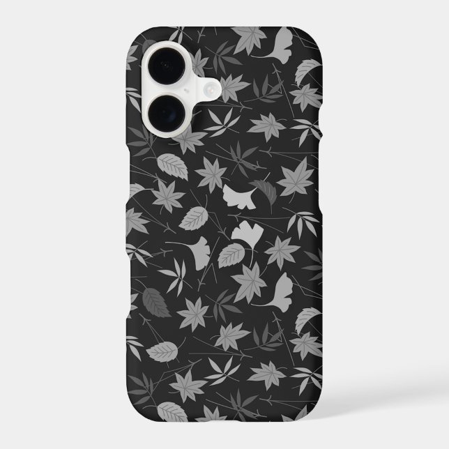 iPhone Case with Autumn Leaves (Back)