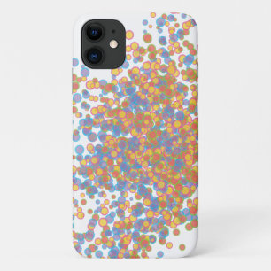 IPhone case with circle abstract design