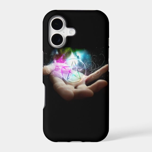 iphone case with pentacle (Back)