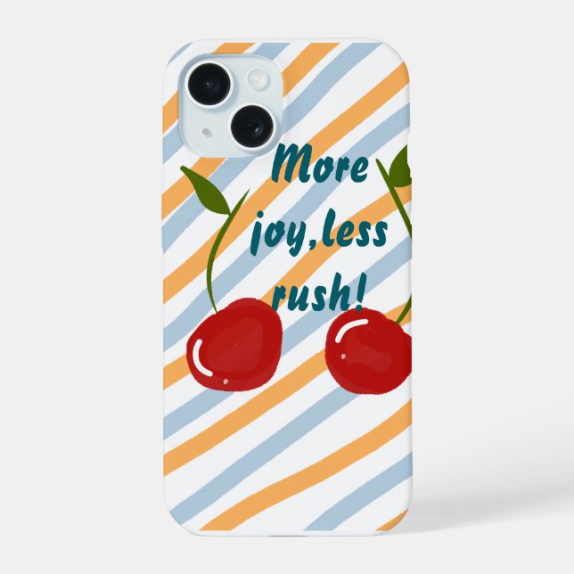 iPhone case with summer print  (Back)
