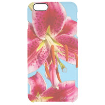 iPhone Case with Tiger Lily flowers.